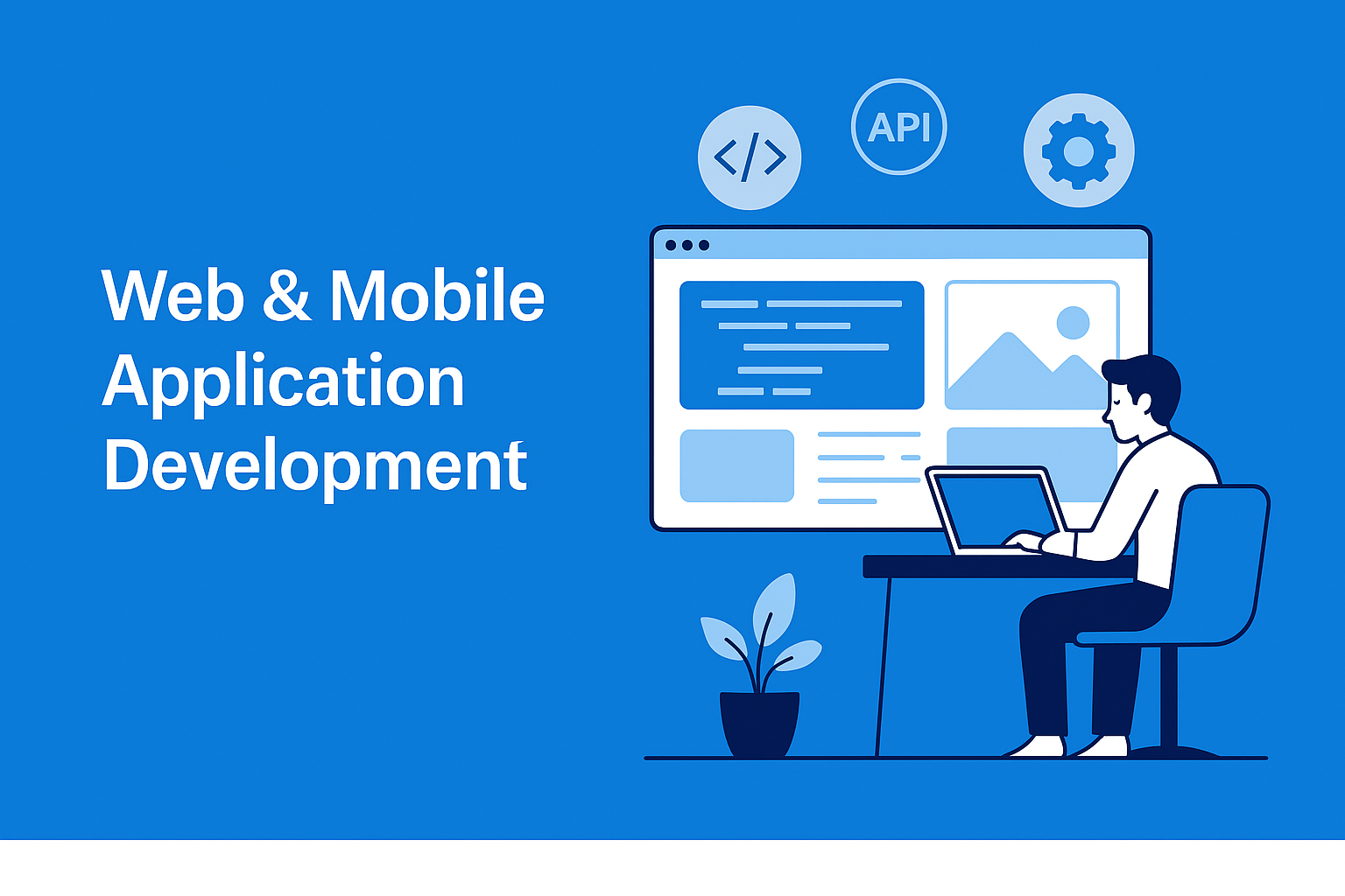 Web & Mobile Application Development illustration